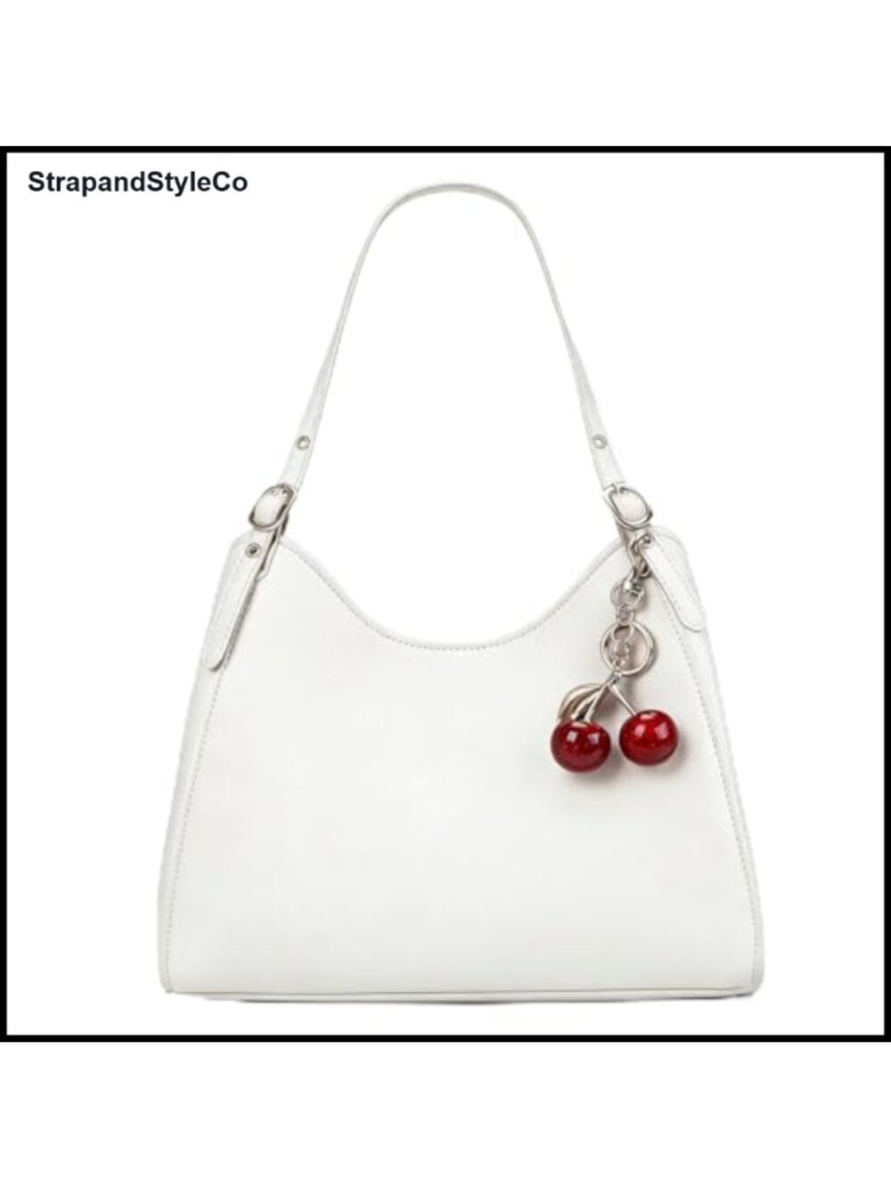 Slouchy Faux Leather Tote Bag Hobo Shoulder Purse